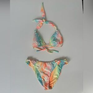 Floral Rainbow Bikini Set